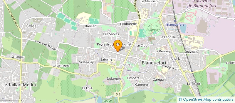 localisation de l'entreprise W&B : KINE SPORT & SANTE à BLANQUEFORT