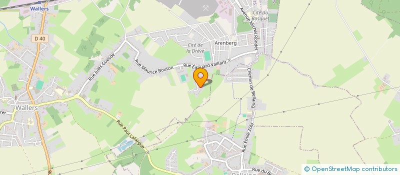 localisation de l'entreprise W.B.S. WLODARCZYK LAURENT  WALLERS