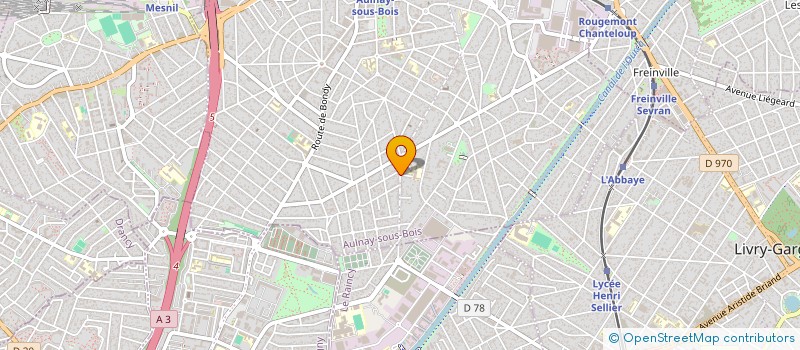 localisation de l'entreprise W.B TRANSPORT  AULNAY-SOUS-BOIS