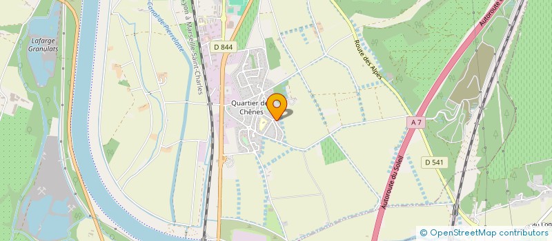 localisation de l'entreprise W.BONNET  DONZERE