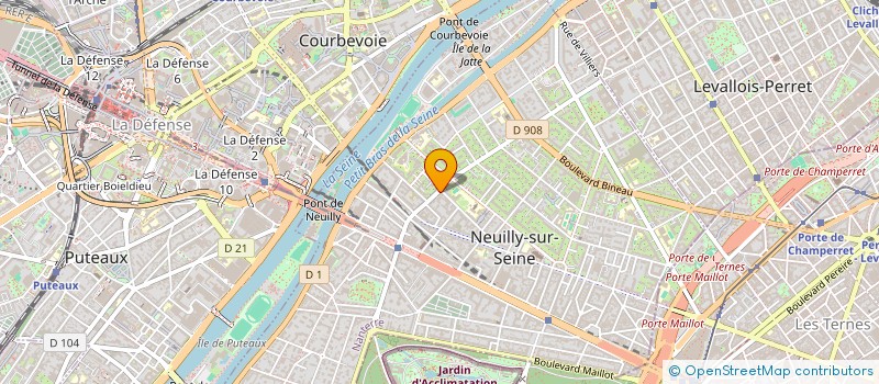 localisation de l'entreprise W.CAPA à NEUILLY-SUR-SEINE