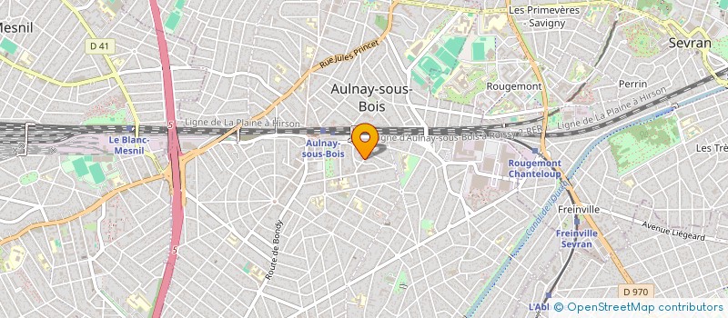 localisation de l'entreprise W CAPITAL HOLDING  AULNAY-SOUS-BOIS