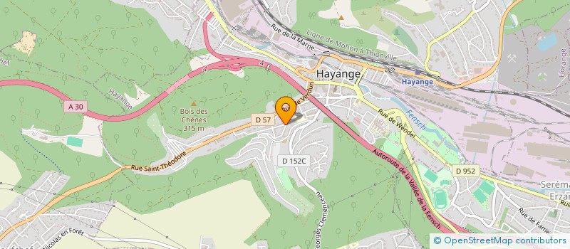 localisation de l'entreprise W CAPITALS LORRAINE  HAYANGE