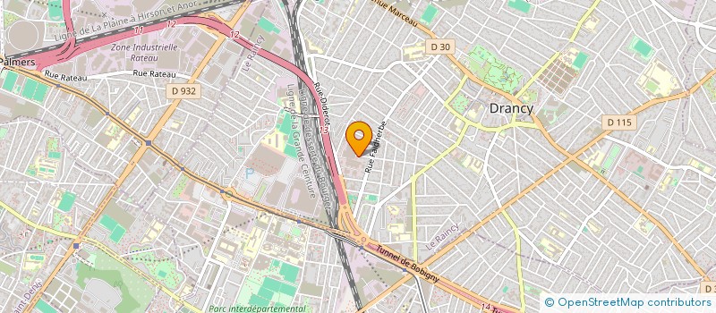 localisation de l'entreprise W CLEAN à DRANCY