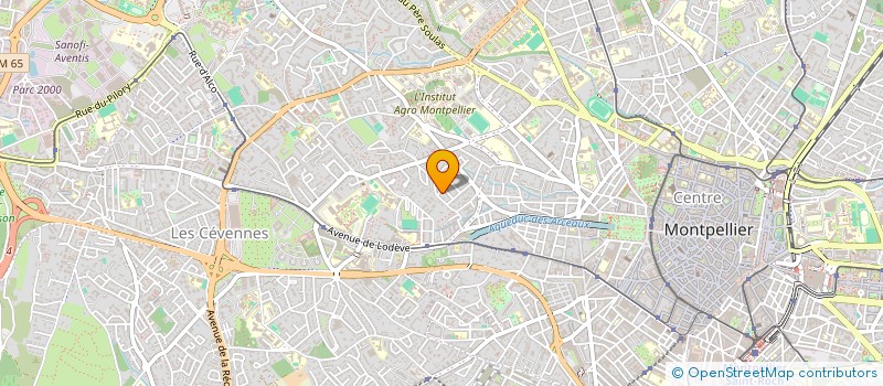 localisation de l'entreprise W&CO à MONTPELLIER