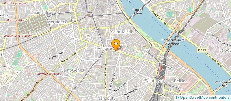 localisation de l'entreprise W COIFFURE  BORDEAUX