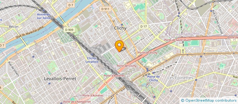 localisation de l'entreprise W CONSEIL à CLICHY