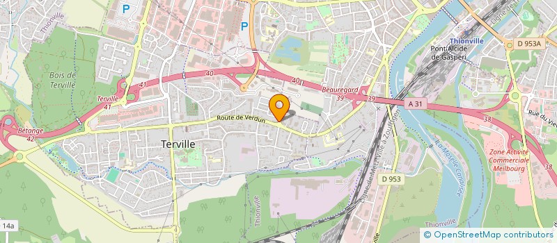 localisation de l'entreprise W.D&D  TERVILLE