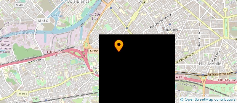 localisation de l'entreprise W.D.L. SA à LILLE