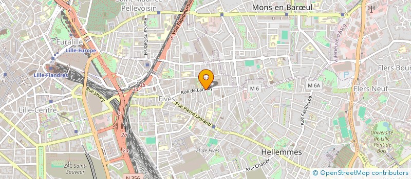 localisation de l'entreprise W&D ONLINE à LILLE
