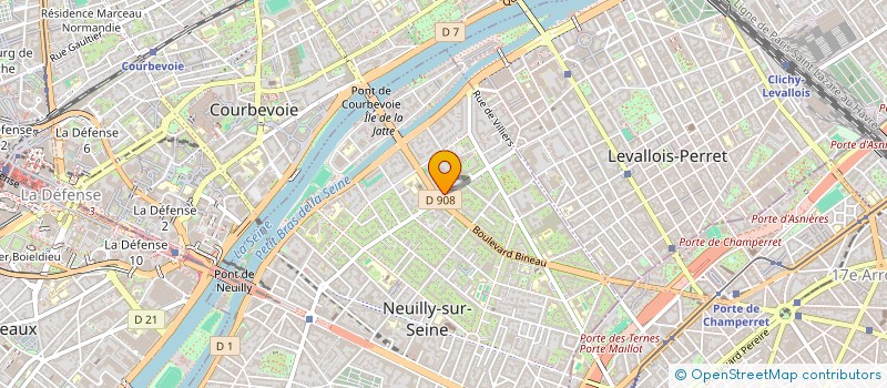 localisation de l'entreprise W DECO DIRECT à NEUILLY-SUR-SEINE
