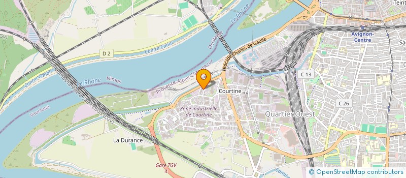 localisation de l'entreprise W DIFFUSION à AVIGNON