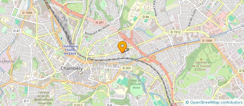 localisation de l'entreprise W.E.B TRANSPORT  CHAMBERY