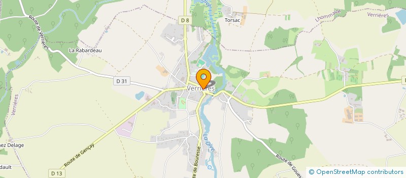 localisation de l'entreprise W.E.F  VERRIERES