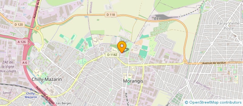 localisation de l'entreprise W ECO à MORANGIS