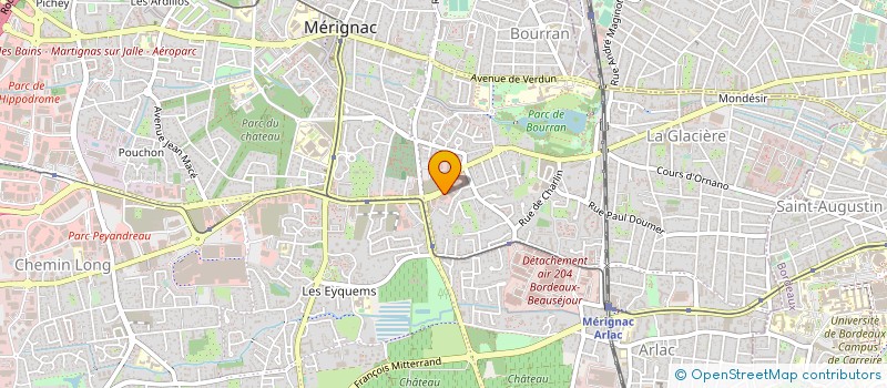 localisation de l'entreprise W ET W MERIGNAC à MERIGNAC