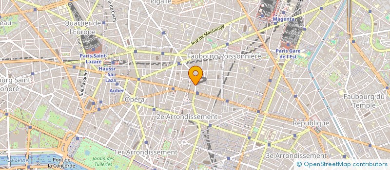 localisation de l'entreprise W&F CAPITAL  PARIS