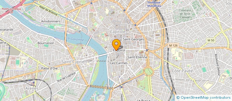 localisation de l'entreprise W.G.A. à TOULOUSE
