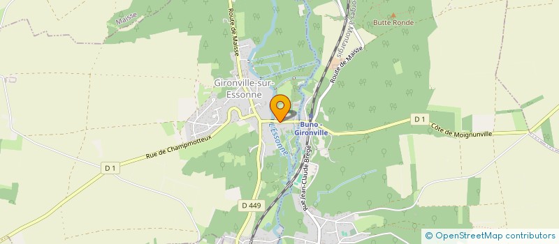 localisation de l'entreprise W.G.M  GIRONVILLE-SUR-ESSONNE