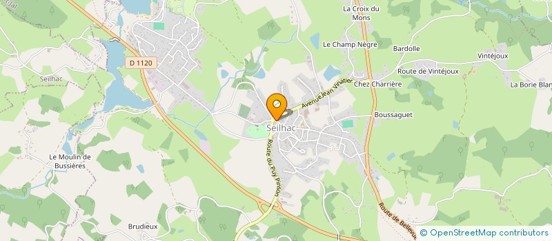 localisation de l'entreprise W-GERAUDIE TAXIS  SEILHAC