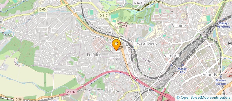 localisation de l'entreprise W&H à MASSY