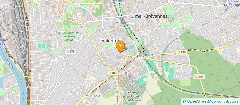 localisation de l'entreprise W-H COUVERTURE  VALENTON