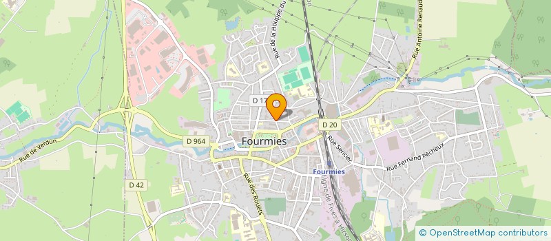 localisation de l'entreprise W&H IMMO  FOURMIES