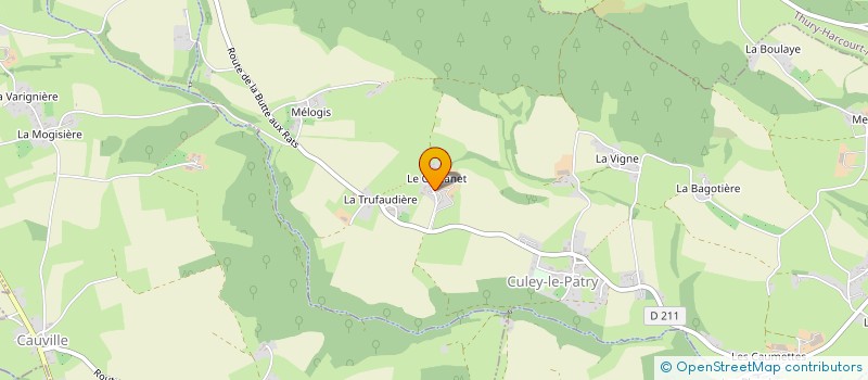 localisation de l'entreprise W.H PROPERTY  CULEY-LE-PATRY