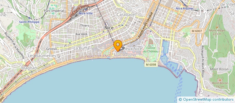localisation de l'entreprise W.HOUSE à NICE
