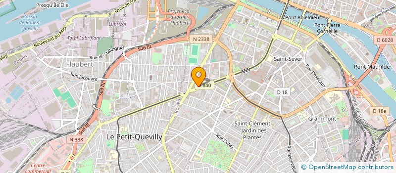 localisation de l'entreprise W.I.S à ROUEN