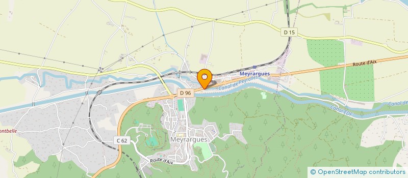 localisation de l'entreprise W IMPORT  EXPORT  MEYRARGUES