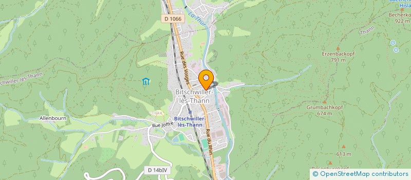 localisation de l'entreprise W-INVEST  BITSCHWILLER-LES-THANN