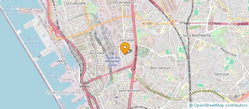 localisation de l'entreprise W-IT à MARSEILLE
