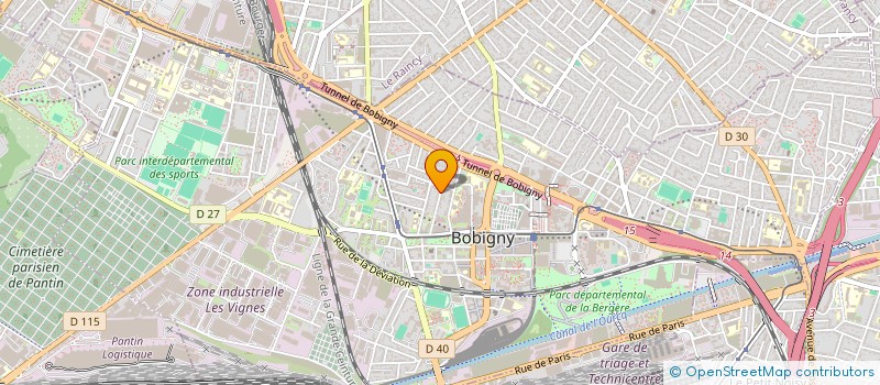 localisation de l'entreprise W&J  BOBIGNY