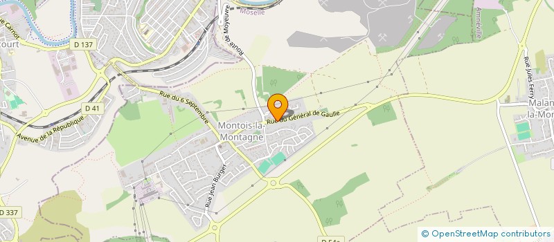 localisation de l'entreprise W L  MONTOIS-LA-MONTAGNE