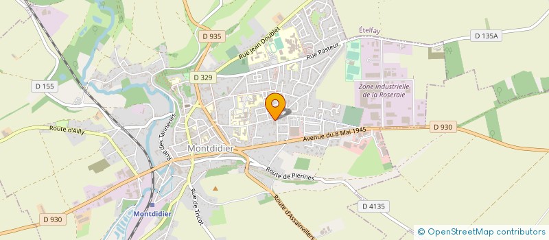 localisation de l'entreprise W&L à MONTDIDIER