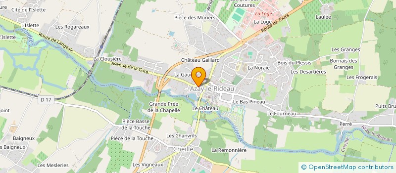 localisation de l'entreprise W L'AGENCE  AZAY-LE-RIDEAU