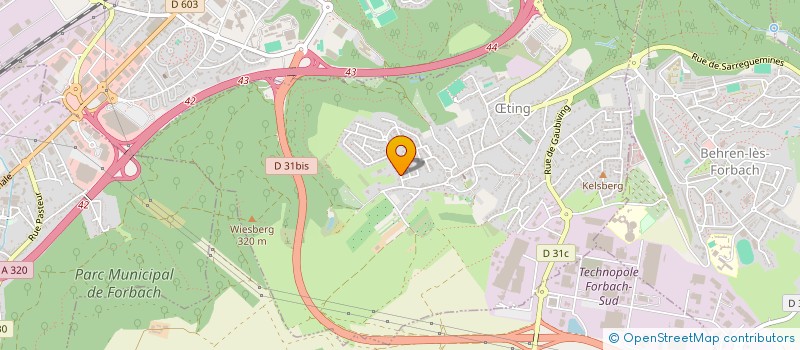 localisation de l'entreprise W&L TRAVAUX PAYSAGERS BOIS DE CHAUFFAGE  TING