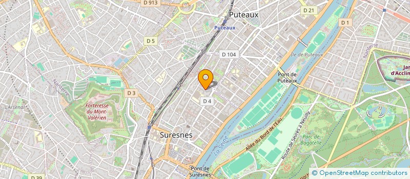 localisation de l'entreprise W.LAGOUGINE CONSEIL à SURESNES