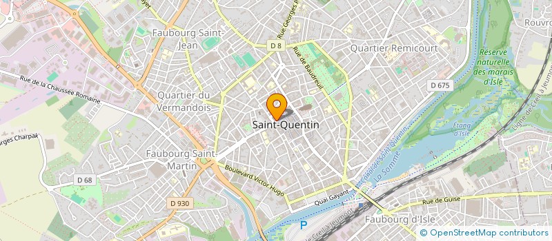 localisation de l'entreprise W LE CUIR à SAINT-QUENTIN
