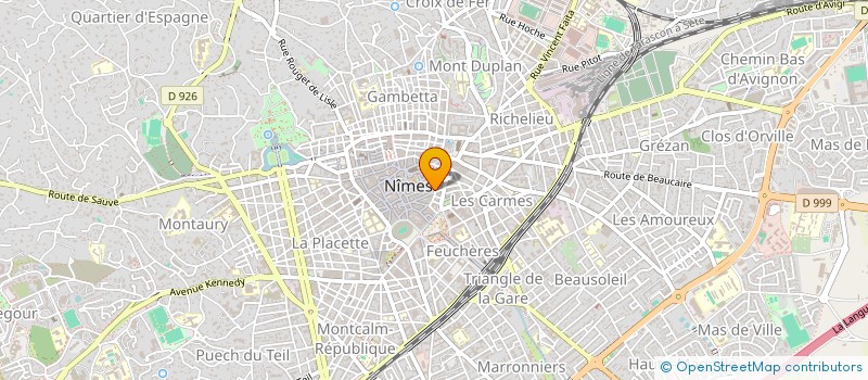 localisation de l'entreprise W LOUNGE  NIMES