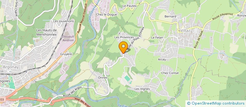 localisation de l'entreprise W & M  VILLAZ