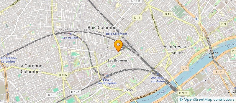 localisation de l'entreprise W&M CONSULTING à BOIS-COLOMBES