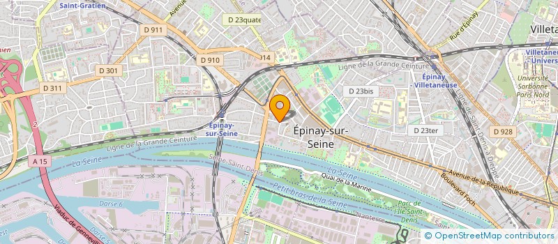 localisation de l'entreprise W.M EMBALLAGES à EPINAY-SUR-SEINE