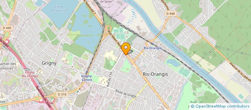 localisation de l'entreprise W&M IMMOBILIER à RIS-ORANGIS