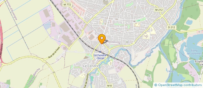 localisation de l'entreprise W M P à LE CENDRE