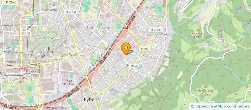 localisation de l'entreprise W.M TR  SAINT-MARTIN-D'HERES