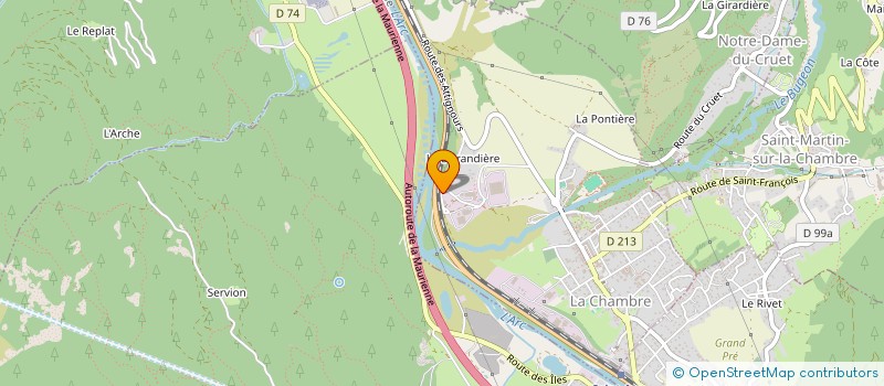 localisation de l'entreprise W.MACONNERIE  LA CHAMBRE