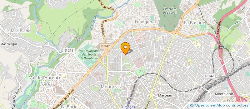 localisation de l'entreprise W.N. CONSULTANT à LIMOGES