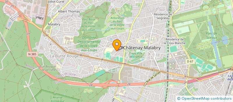 localisation de l'entreprise W NET à CHATENAY-MALABRY
